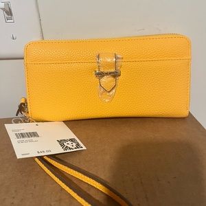NWT Anne Klein Honey Slim Zia Wallet